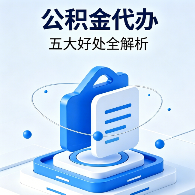 吉安公积金代办到底值不值？这5大好处让你少走弯路
